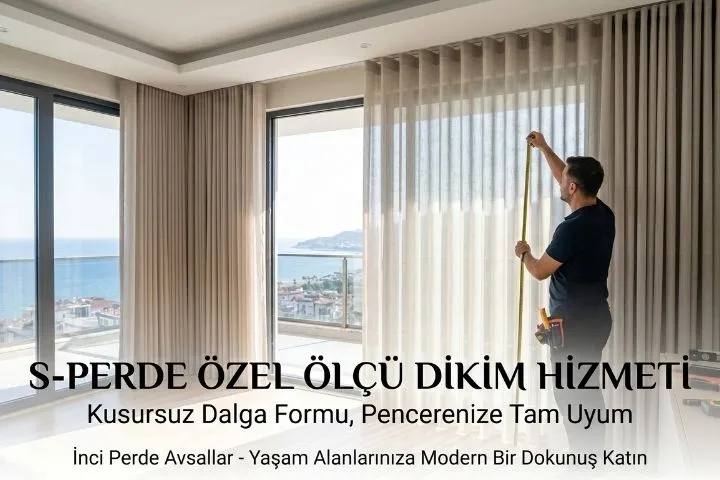 S Perde Özel Ölçü Dikim Hizmeti